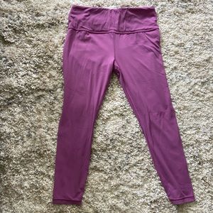 Athleta Pink Elation 7/8 Tight